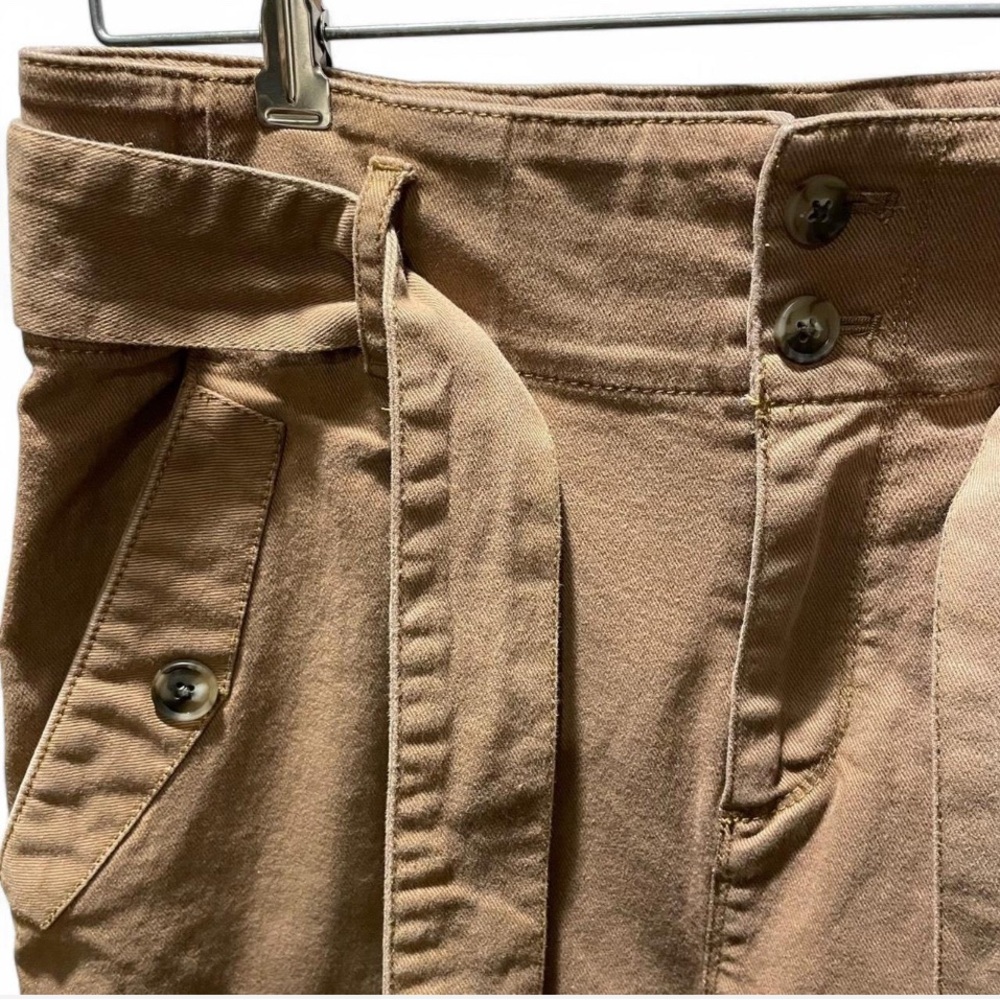 Loft 100% Cotton Belted Chino Pants. Waist 32 With Stretch Inseam 26 Ris…